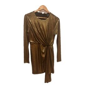 Bcbg Maxazria Gold Dress SIZE 6